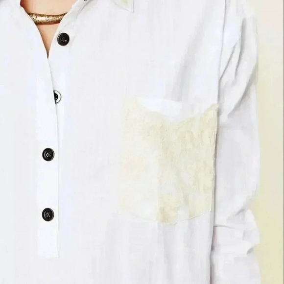 Free People By Artisan‎ De Luxe Buttonfront Shirt - Picture 3 of 15